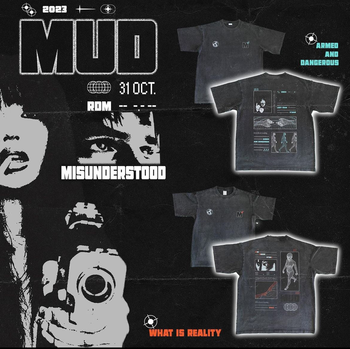 MUD TEE ' ARMED AND DANGEROUS '